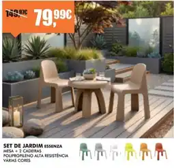 Armazéns Reis Set de jardim essenza promoção