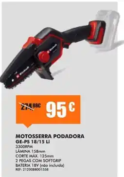 Armazéns Reis Motoserra podadora ge-ps 18/15 li promoção