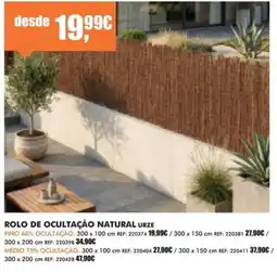 Armazéns Reis rolo de ocultação natural urze promoção