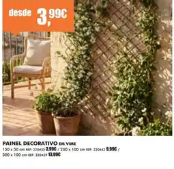 Armazéns Reis painel decorativo em vime promoção