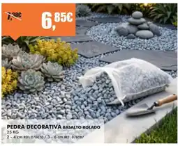Armazéns Reis Pedra decorativa basalto rolado promoção