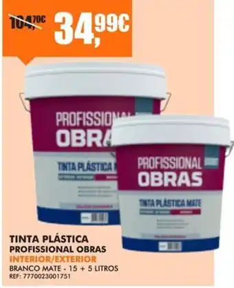 Armazéns Reis Tinta plástica professional obras promoção