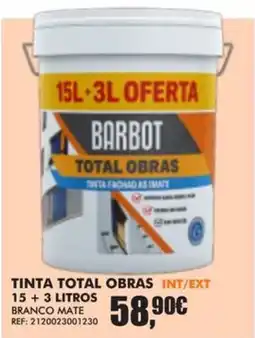Armazéns Reis Barbot tinta total obras promoção