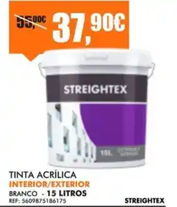 Armazéns Reis tinta acrílica interior/exterior branca streightex promoção