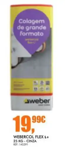 Armazéns Reis webercol flex l+ promoção