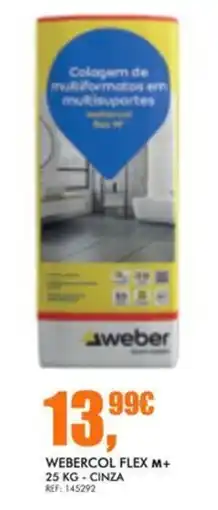 Armazéns Reis webercol flex m+ promoção