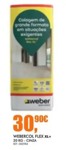 Armazéns Reis webercol flex xl+ promoção