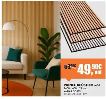 Armazéns Reis Painel acústico mdf promoção