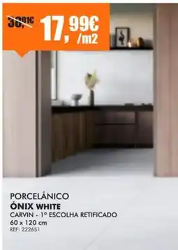 Armazéns Reis Porcelânico ónix white promoção