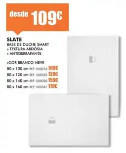 Armazéns Reis slate base de duche smart promoção