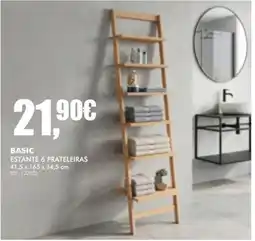 Armazéns Reis Basic estante 6 prateleiras promoção