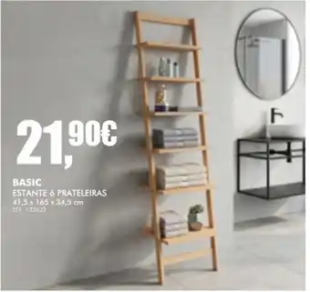 Armazéns Reis Basic estante 6 prateleiras promoção