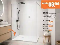 Armazéns Reis Trend painel de duche fixo promoção