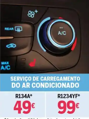 Serviço de carregamento do ar condicionado