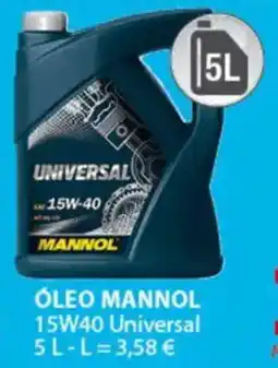 E.Leclerc óleo mannol 15w40 universal promoção