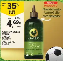Continente Azeite virgem extra gallo squeeze promoção