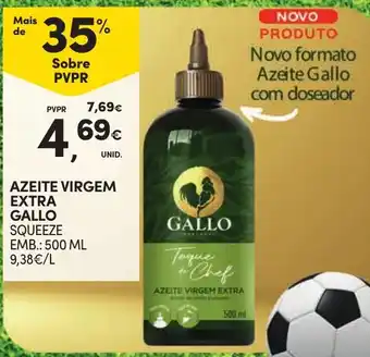 Continente Azeite virgem extra gallo squeeze promoção