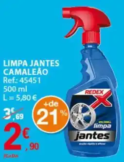 E.Leclerc limpa jantes camaleão promoção