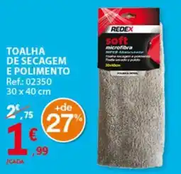 E.Leclerc Toalha de secagem e polimento redex soft promoção