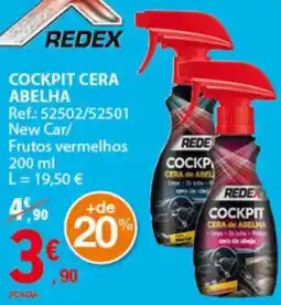 E.Leclerc Redex cockpit cera abelha promoção