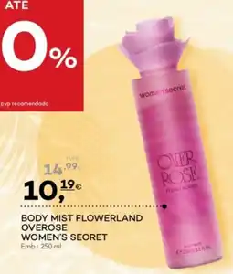 Well's body mist flowerland overose women's secret promoção