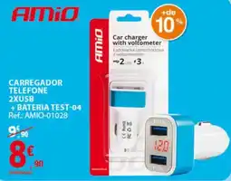 E.Leclerc Carregador telefone 2xusb + bateria test-04 promoção
