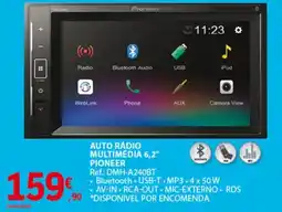 E.Leclerc auto rádio multimédia 6,2" pioneer promoção
