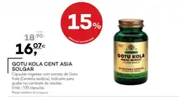 Well's gotu kola cent asia solgar promoção
