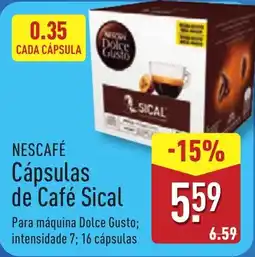 ALDI NESCAFÉ Cápsulas de Café Sical promoção