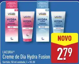 ALDI LACURA Creme de Dia Hydra Fusion promoção