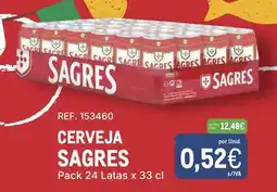 Makro Cerveja Sagres promoção