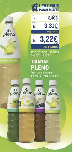 Makro Tisanas pleno promoção