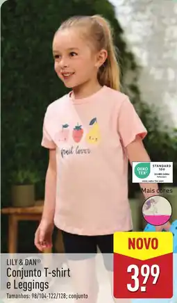ALDI LILY & DAN Conjunto T-shirt e Leggings promoção