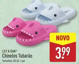 ALDI LILY & DAN Chinelos Tubarão promoção