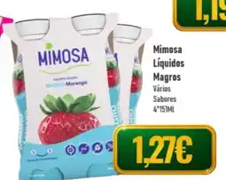 Belita Mimosa líquidos magros promoção