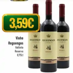 Belita Vinho Reguengos Valtinto Reserva promoção
