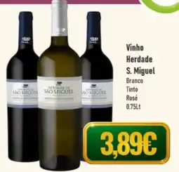 Belita Vinho Herdade S. Miguel promoção