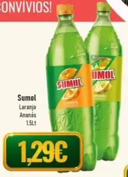 Belita Sumol Laranja Ananás promoção