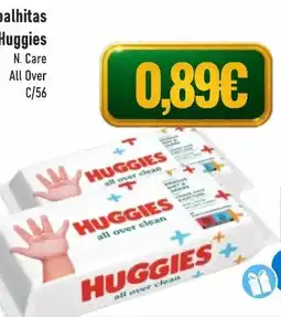 Belita Huggies all over clean promoção