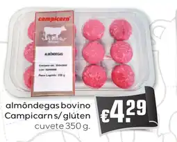 Bolama almôndegas bovino campicarns promoção