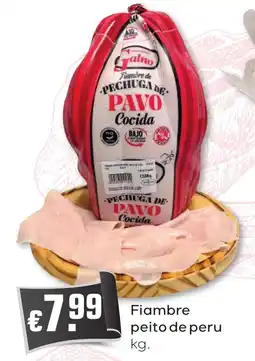 Bolama Fiambre de peito de peru falno cocida promoção