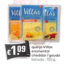 Bolama queijo villas emmental cheddar/gouda promoção