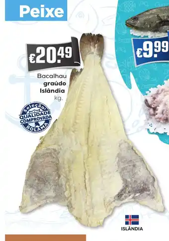 Bolama Bacalhau graúdo Islândia promoção
