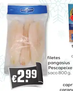 Bolama filetes pangasius pescapeixe promoção