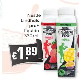 Bolama Nestlé Lindahls pro+ líquido promoção