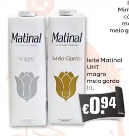 Bolama Matinal leite UHT magro meio gordo promoção