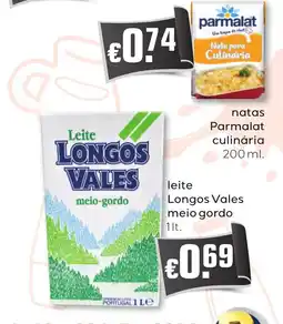 Bolama leite longos vales meio-gordo promoção