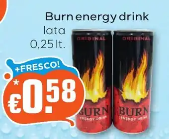 Bolama Burn energy drink promoção