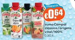 Bolama sumo compal clássico/origens vital/100% promoção