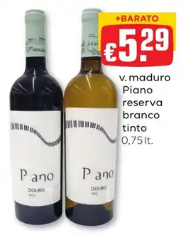 Bolama Pano v. maduro Piano reserva branco tinto promoção
